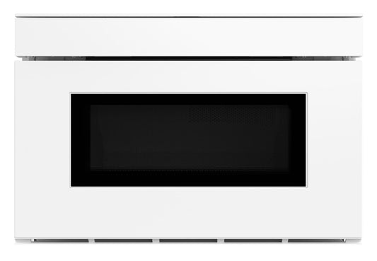 SMD2479MW Sharp 24 in. 1.2 cu. ft. Deco Series Built-In Smart Microwave Drawer™ Oven with Easy Wave Open in White