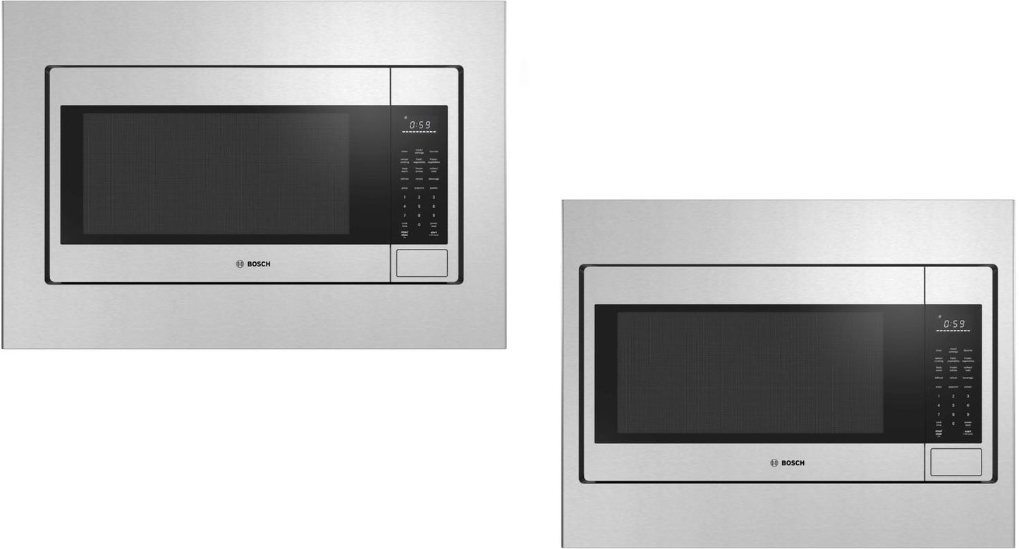Bosch HMB30155UC 300 Series, Built-In Microwave, 24'', Door Hinge: left, Stainless steel