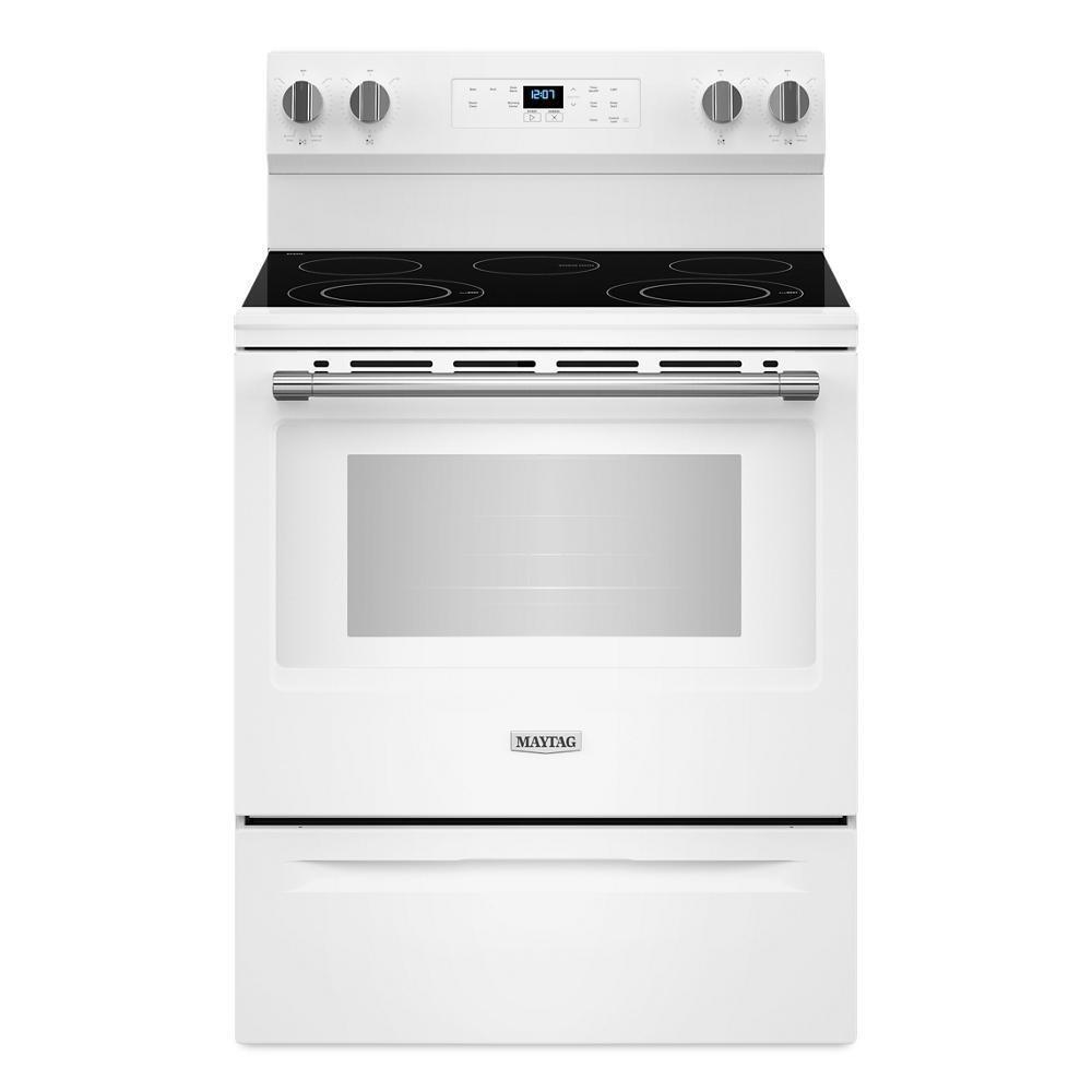 Maytag MFES4030RW 30-Inch Wide Electric Range With Steam Clean - 5.3 cu. ft.