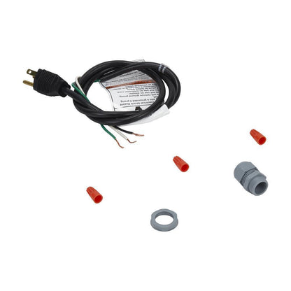 Kitchenaid W10613691 5' Range Hood Power Cord, Black, with a 3-prong, 125-volt design