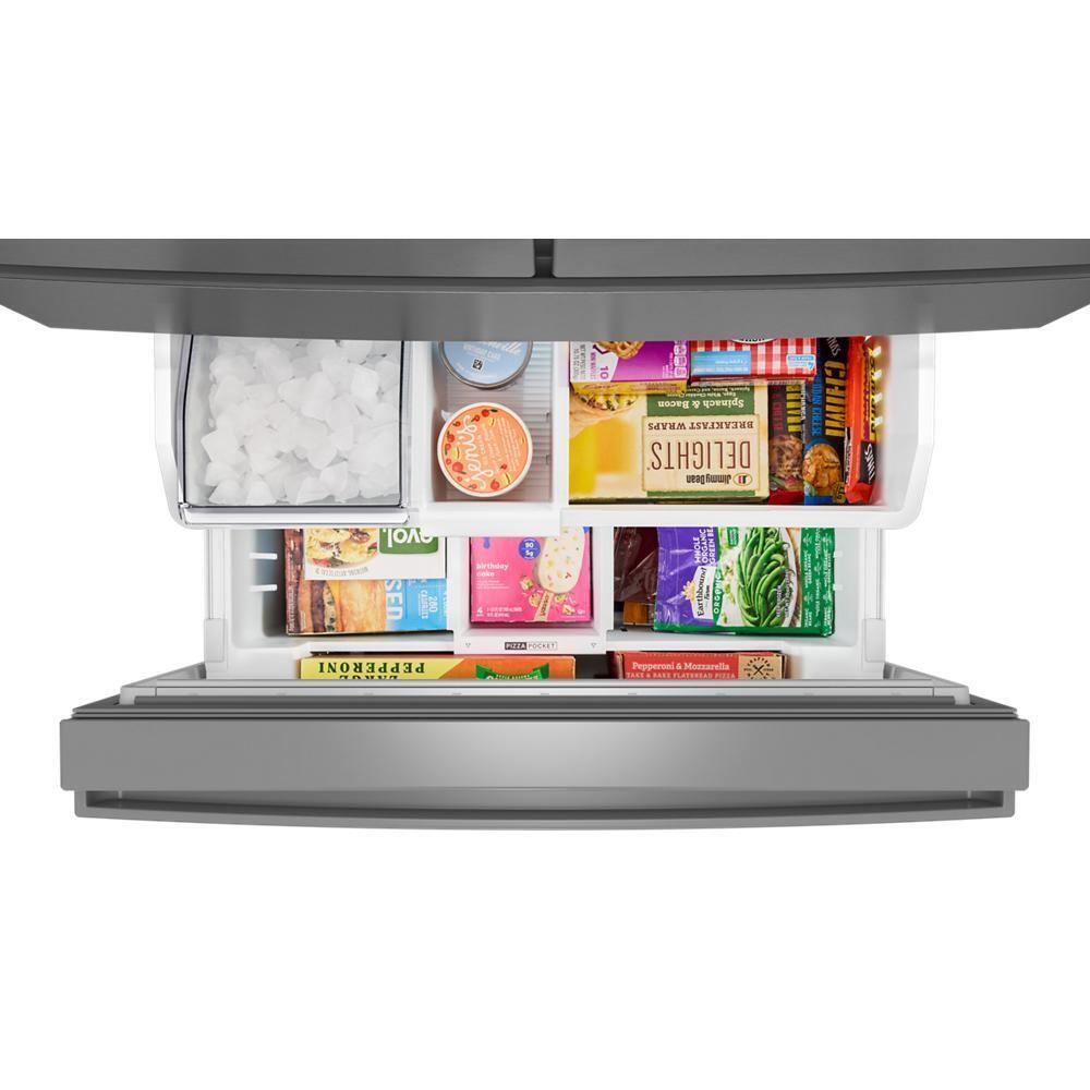 Whirlpool WRMF3336SZ 30 Cu. Ft. Family-Sized Capacity French door refrigerator with Flexible Tempearture Drawer