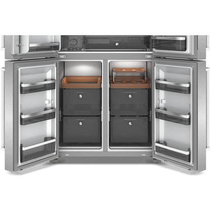 Kitchenaid KRQC736RPS 36" Counter-Depth 19.4 Cu Ft 4-Door Refrigerator with Flexible Temperature Zone in PrintShield™ Finish