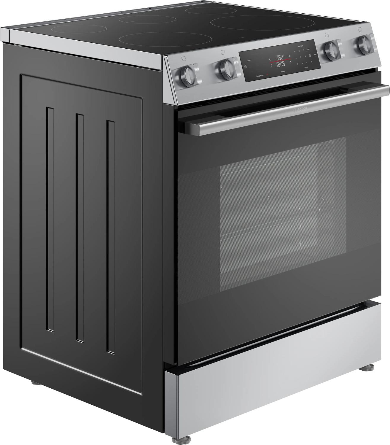 Bosch HEF1050MU 100 Series, Freestanding electric cooker, 30'', Stainless steel