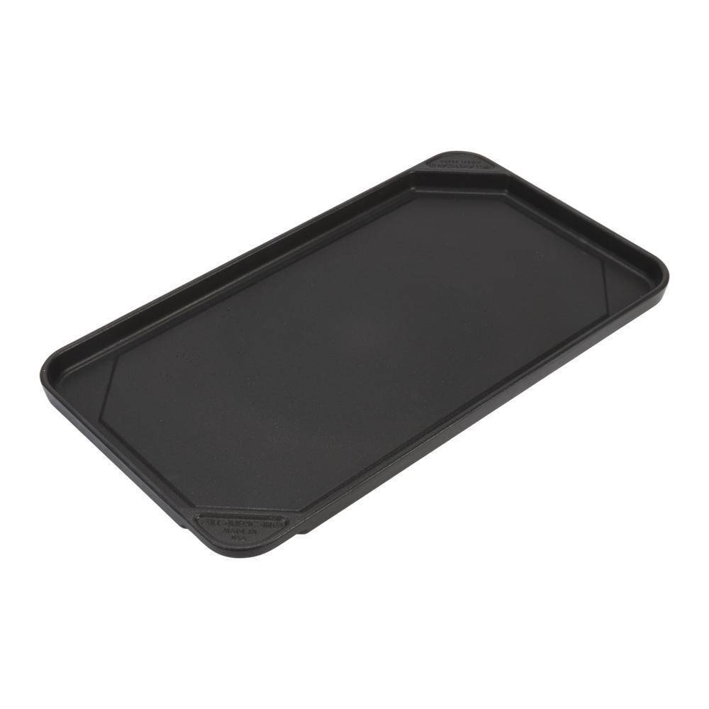 Maytag 4396096RB Range/Cooktop Griddle Non-Stick Cast Aluminum - Black for All 2-Burner Cooking Surfaces Except Induction (1-IN H X 19 1/2-IN W X 11-IN D)