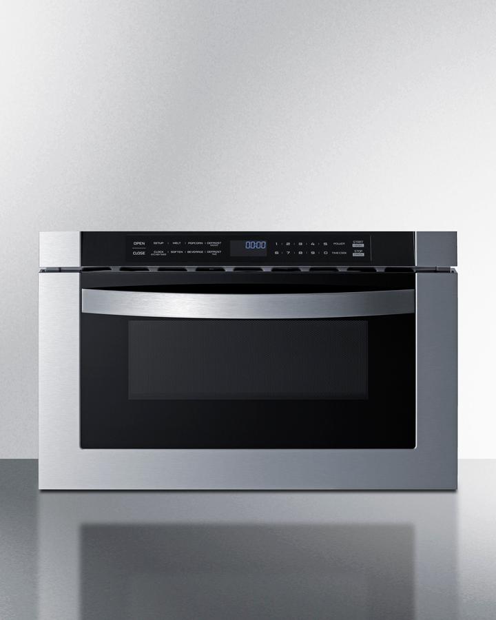 Summit MDR245SS 24" Wide Built-in Drawer Microwave