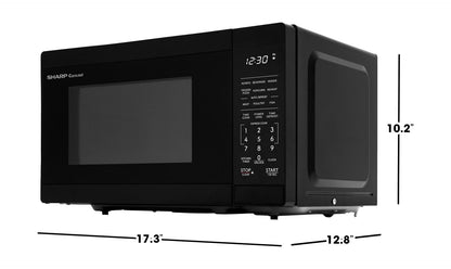 SMC0760KB Sharp 0.7 cu. ft. 700W Black Countertop Microwave Oven