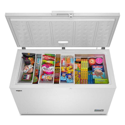 WZCC5516TW Whirlpool® 16 cu. ft. Convertible Freezer-to-Fridge Chest Freezer with 3 Storage Baskets