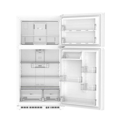 WRTX3021TW Whirlpool® 32.8-inch Wide Top Freezer Refrigerator with Total Coverage Cooling- 21.3 Cu. Ft.