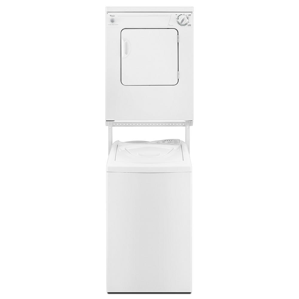 Maytag 49971 Compact Washer and Dryer Stacking Kit, White, fits compact LCR5232, LCR7244, LCE4332 models, with 1 metal frame stand