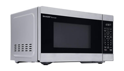 SMC0761KS Sharp 0.7 cu. ft. 700W Stainless Steel Countertop Microwave Oven