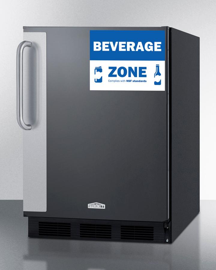 Summit FF6BK7BZ 24" Wide All-refrigerator