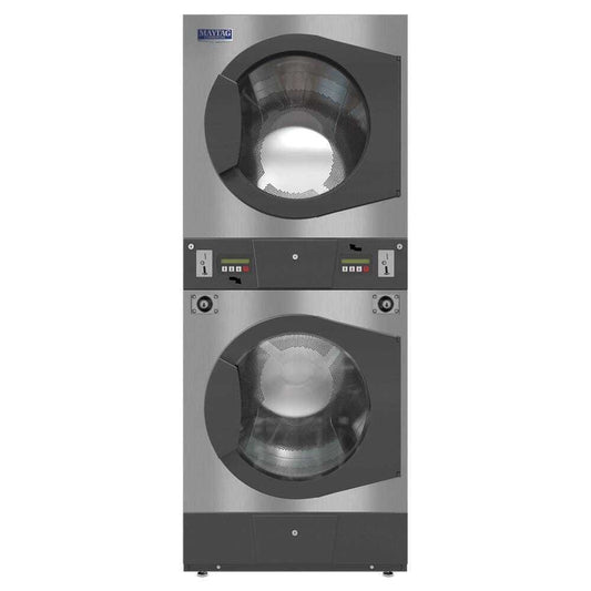 MLG36PDAWS Maytag Advantage Multi-Load Stack Dryer - 30lb Vended