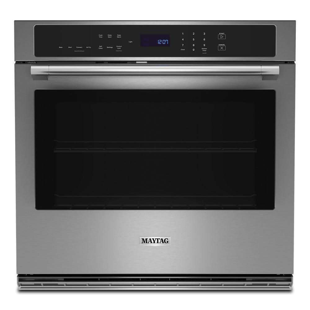 Maytag 27-inch Single Wall Oven with Air Fry and Basket - 4.3 cu. ft.