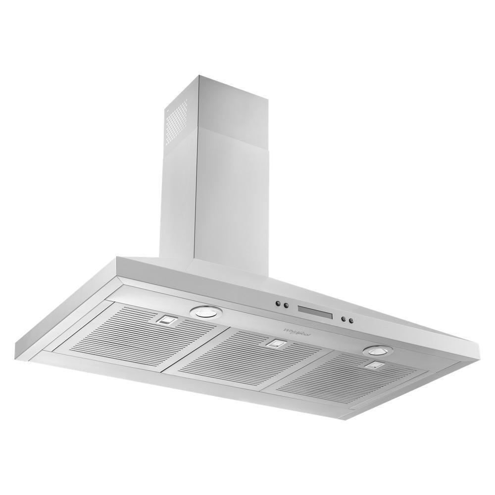 Whirlpool WVW93UC6LS 36" Chimney Wall Mount Range Hood with Dishwasher-Safe Grease Filters