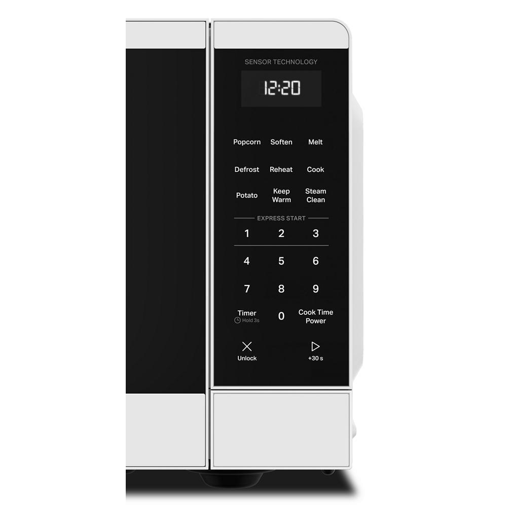 Whirlpool WMCS3119TW 0.9 Cu. Ft. White Countertop Microwave with 5 Auto Cooking Modes - 900 watt