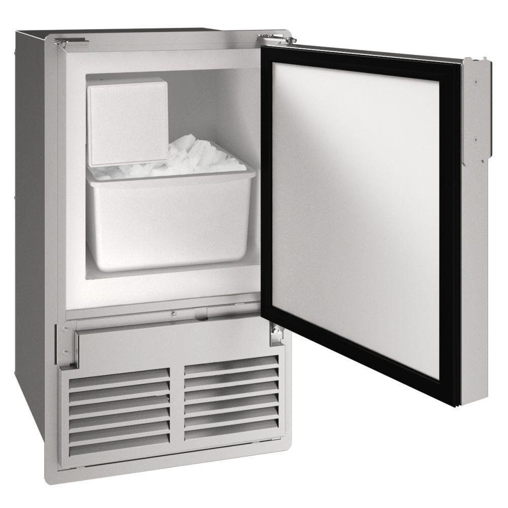 U-Line UMCR014SC01A Mcr014 14" Crescent Ice Maker With Stainless Solid Finish and Flush To Cabinet (115 V/60 Hz)