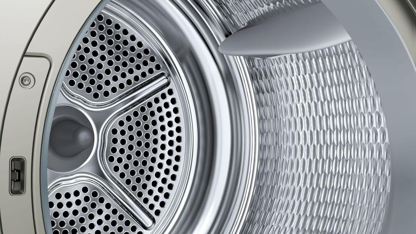 Bosch WQB245AXUC 800 Series, heat pump dryer, Silver inox