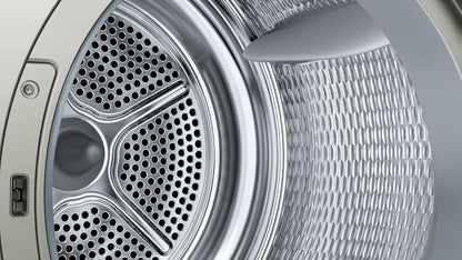 Bosch WQB245AXUC 800 Series, heat pump dryer, Silver inox