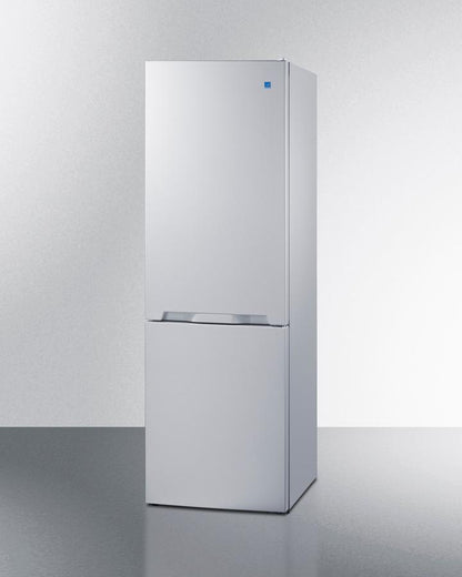 Summit FFBF121W 24" Wide Bottom Mount Refrigerator-freezer