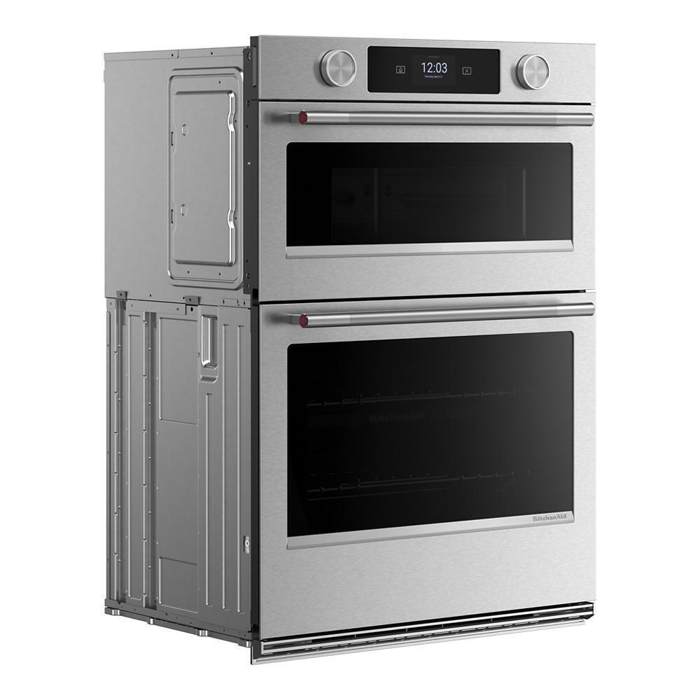 Kitchenaid KOEC630SPS 30-inch Smart Electric Combo Wall Oven with Assisted Cooking Modes - PrintShield™ Finish