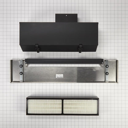 Kitchenaid W10748976 Range Ductless Downdraft Vent Kit, Stainless Steel, fits JES1750ES, JDS1750ES, and JDS1750EP, Size: 29.8" L x 0.7" W x 6.3" H