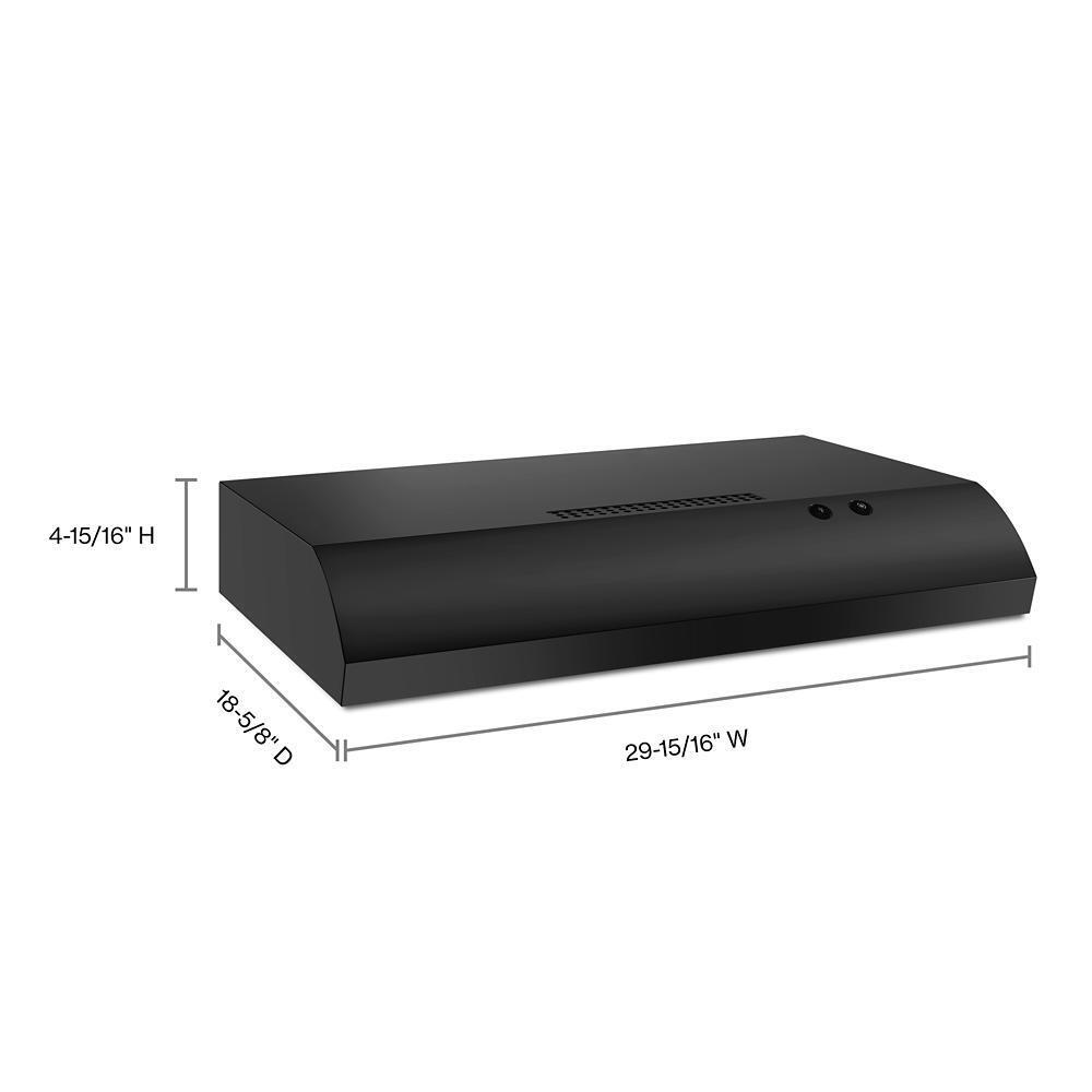 Kitchenaid UXT4030ADB 30" Range Hood with the FIT System