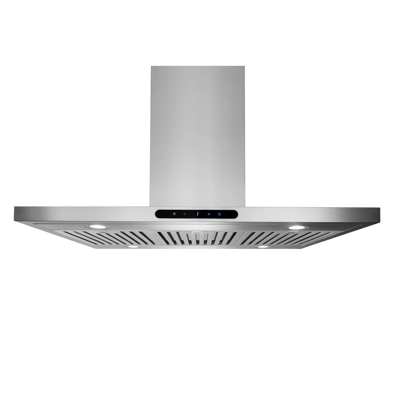 Broan® Elite 36-Inch T-Style Island Range Hood, 640 Max Blower CFM, Stainless Steel, w/ Code Ready Technology