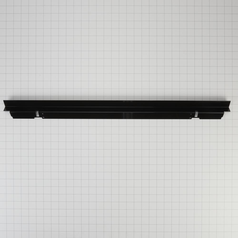 Whirlpool W11395657 30" Microwave Bottom Trim Kit, Black, with all trim pieces and deflector shield