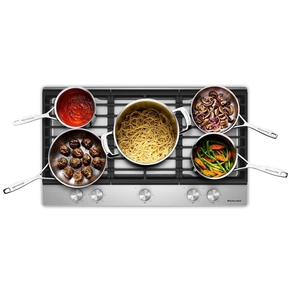 KCGK330SSS KitchenAid® 30 in. Gas Cooktop with 5 Versatile Burners