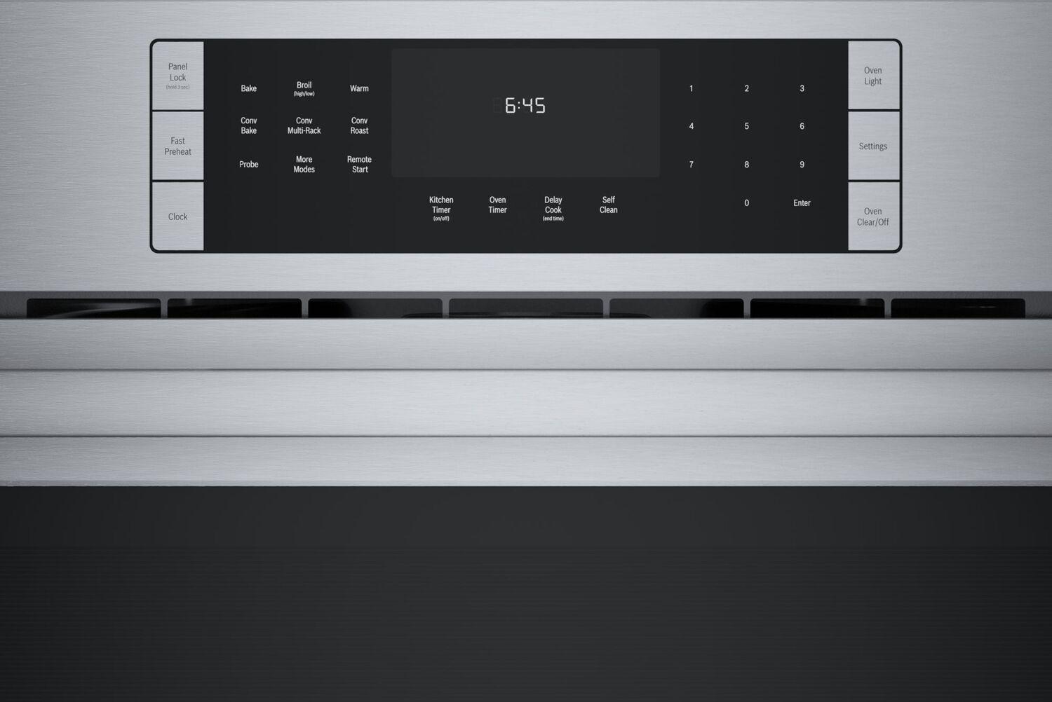 Bosch HBL8454UC 800 Series Single Wall Oven 30" Stainless Steel