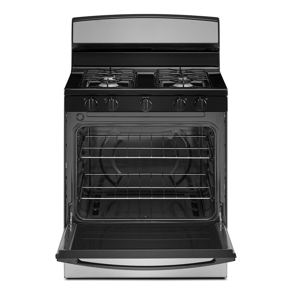 AGR4203MNS Amana® 30-inch Gas Range with Easy-Clean Glass Door