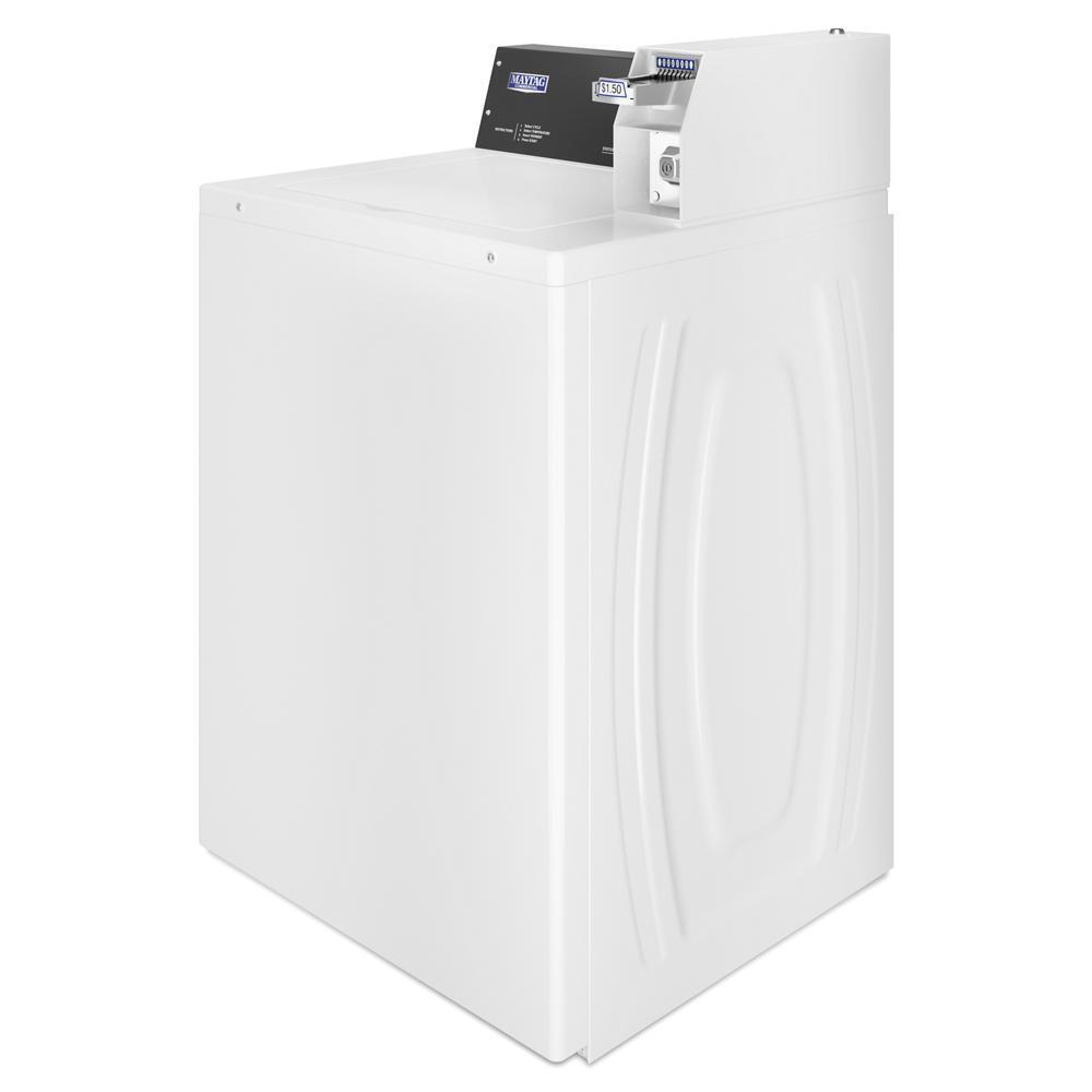 Maytag MAT23CSAWW Commercial Top-Load Washer, Coin Slide Ready