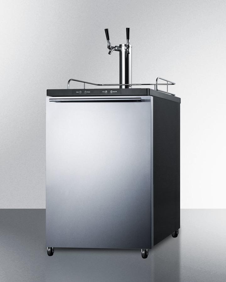 Summit SBC635MSSHHTWIN 24" Wide Kegerator