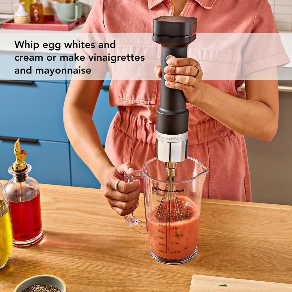 KHBRV05BM KitchenAid Go® Cordless Hand Blender with Accessories - battery sold separately