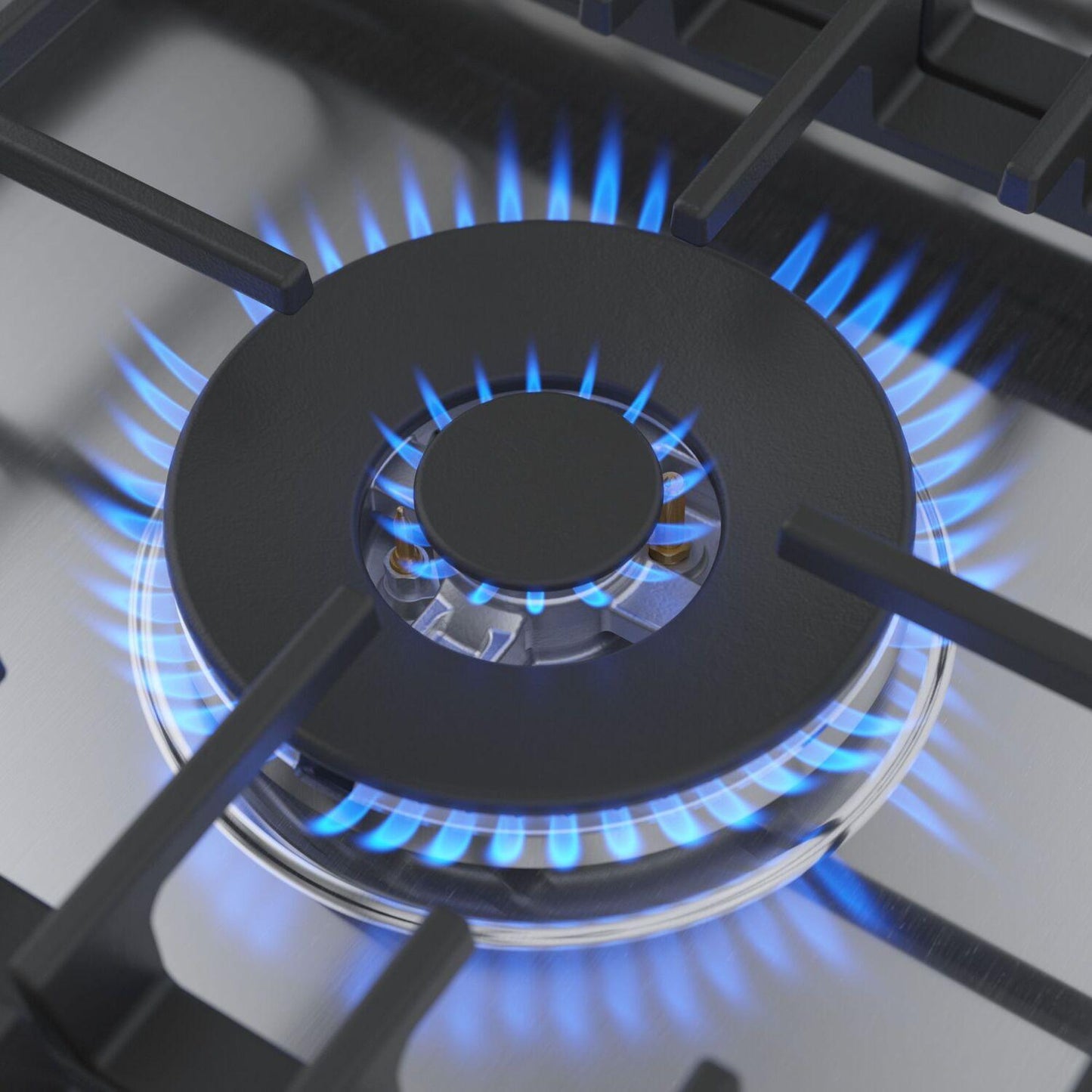 Bosch NGM8059UC 800 Series, Gas hob, 30'', Stainless steel