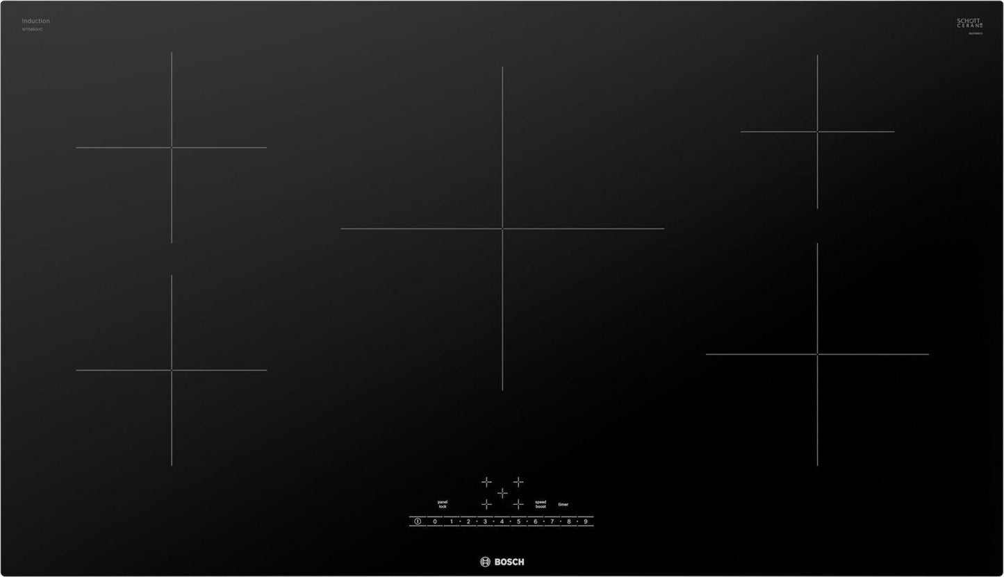 Bosch NIT5660UC 500 Series, Induction hob, 36'', surface mount without frame