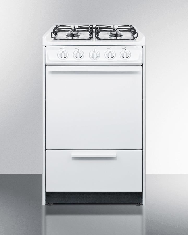 Summit WTM1107RS 20" Wide Gas Range