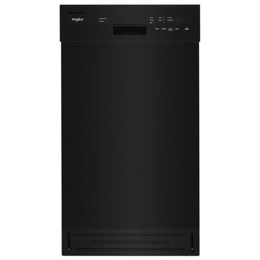 Whirlpool WDPS5118PB Small-Space Compact Dishwasher with Stainless Steel Tub