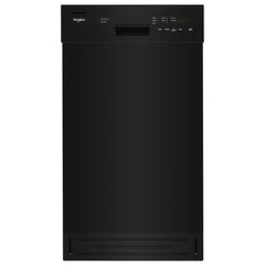 Whirlpool WDPS5118PB Small-Space Compact Dishwasher with Stainless Steel Tub