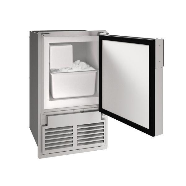 U-Line UMCR014SC01A Mcr014 14" Crescent Ice Maker With Stainless Solid Finish and Flush To Cabinet (115 V/60 Hz)