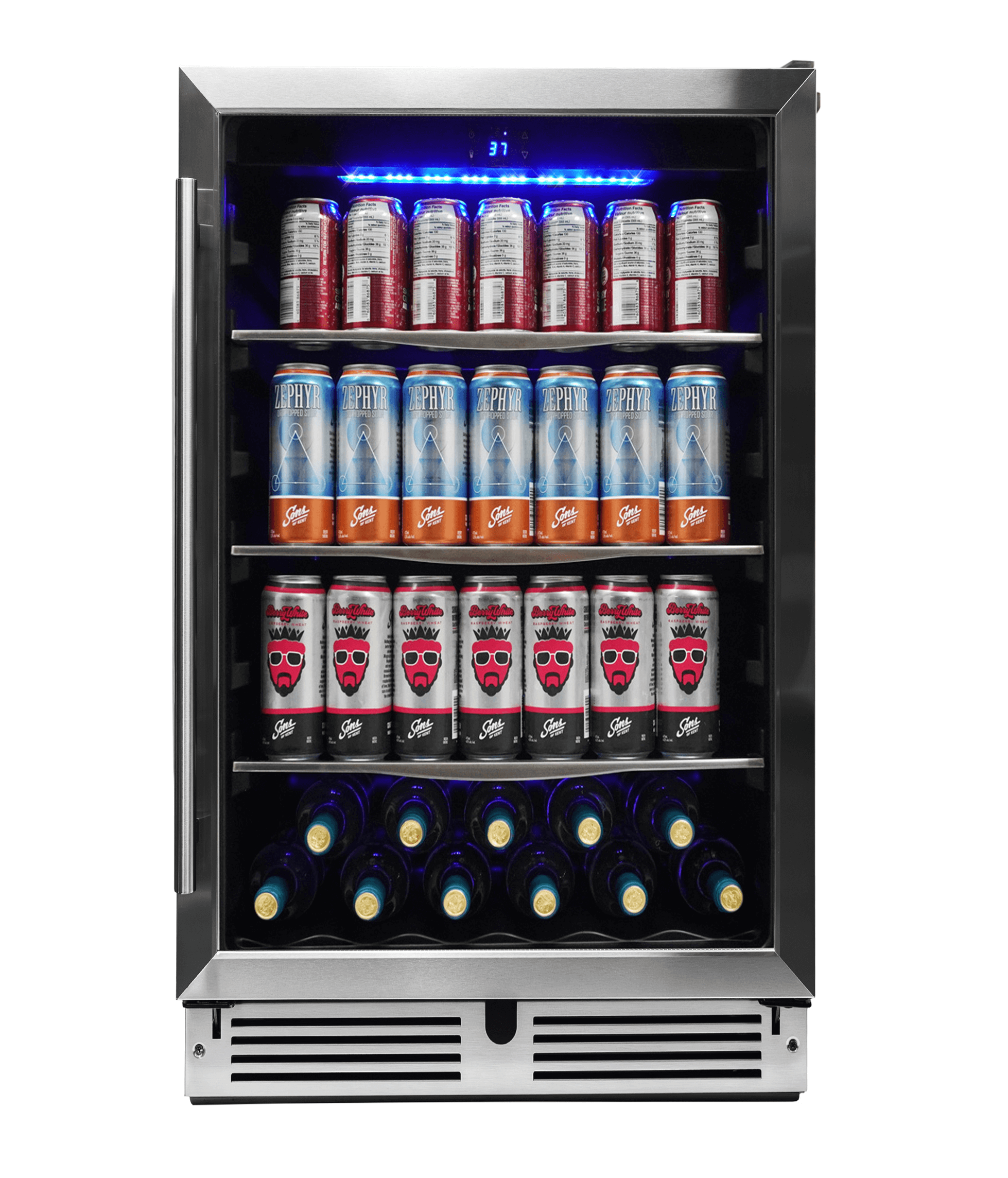 DBC057D1BSS Danby 24" Under Counter Beverage Center in Stainless Steel