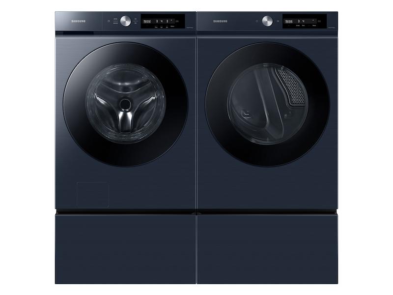 Samsung DVE46BB6700DA3 Bespoke 7.5 cu. ft. Large Capacity Electric Dryer with Super Speed Dry and AI Smart Dial in Brushed Navy