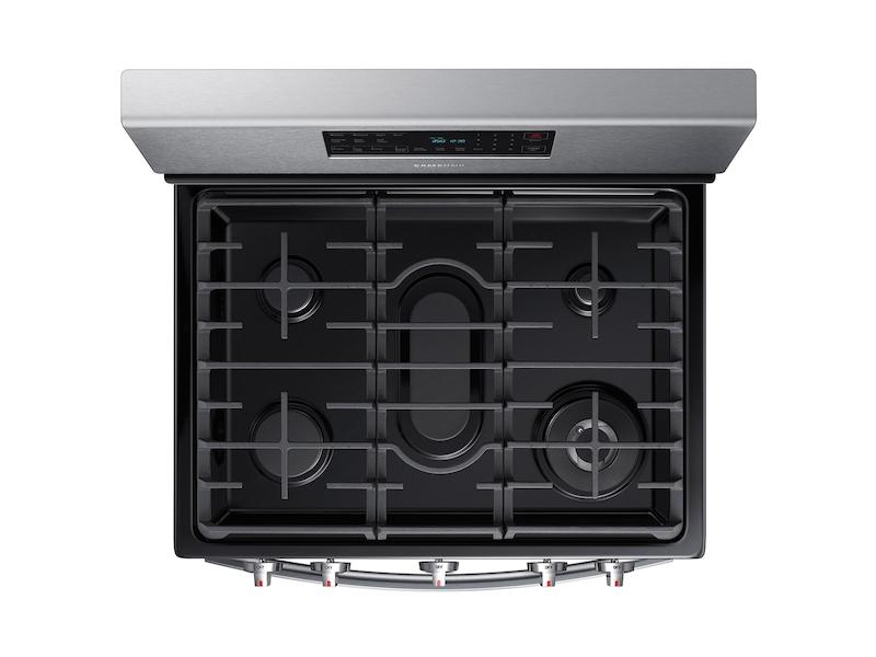 Samsung NX58T7511SS 5.8 cu. ft. Freestanding Gas Range with Air Fry and Convection in Stainless Steel