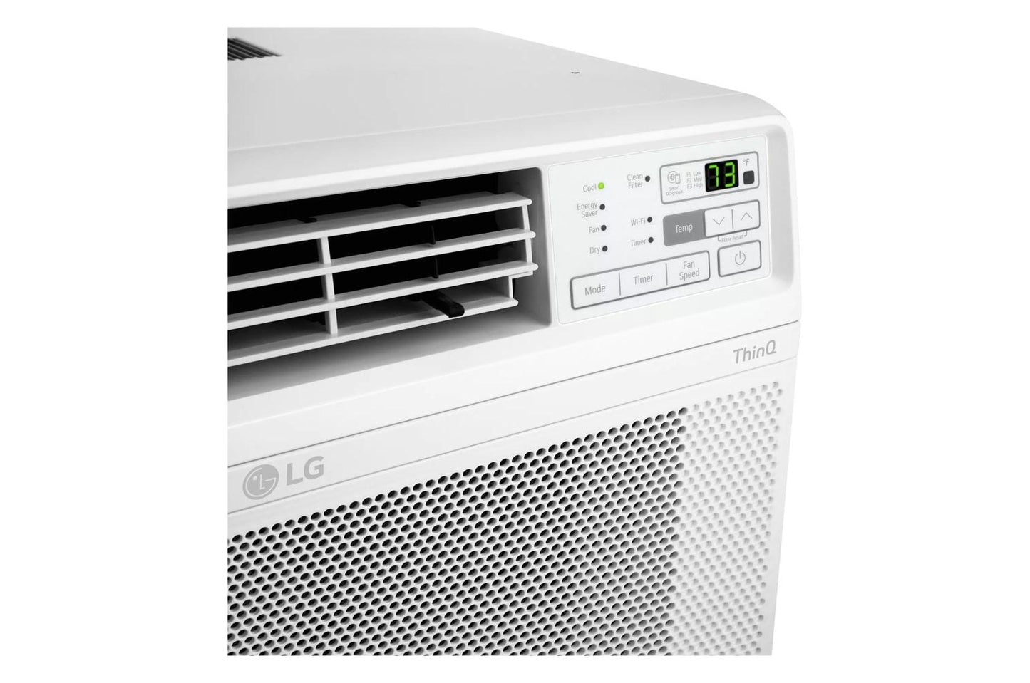 Lg LW8023ERSM 8,000 BTU Smart Wi-Fi Enabled Window Air Conditioner  Cools Up To 350 sq. ft.