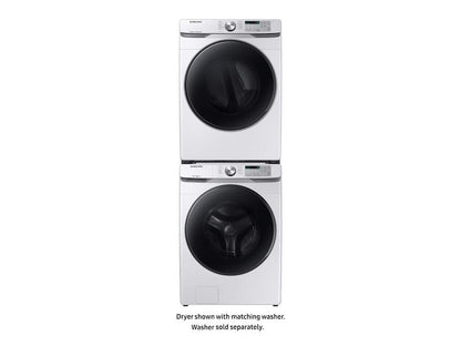 Samsung DVG45R6100W 7.5 cu. ft. Gas Dryer with Steam Sanitize+ in White