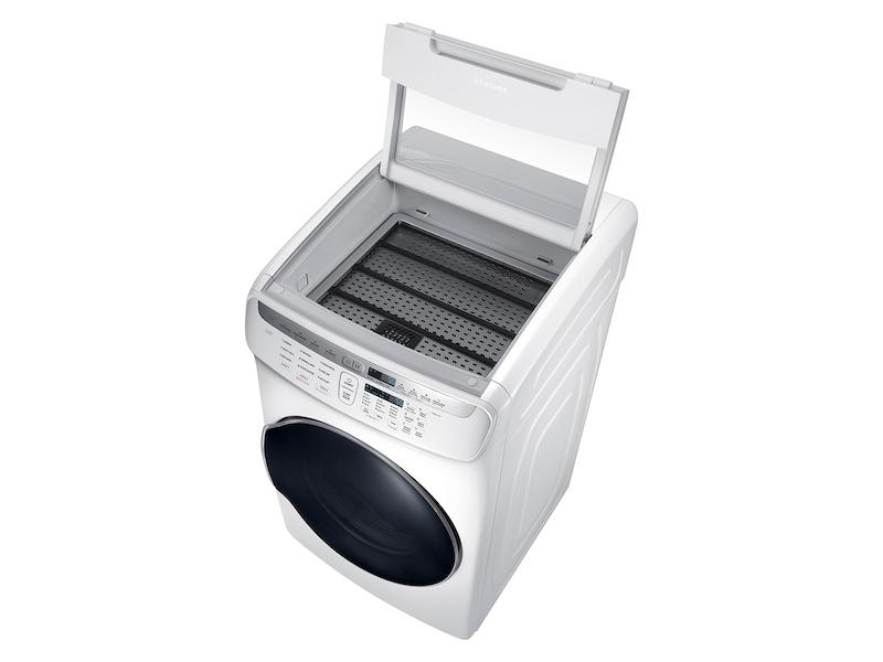 Samsung DVE55M9600W 7.5 cu. ft. Smart Electric Dryer with FlexDry™ in White