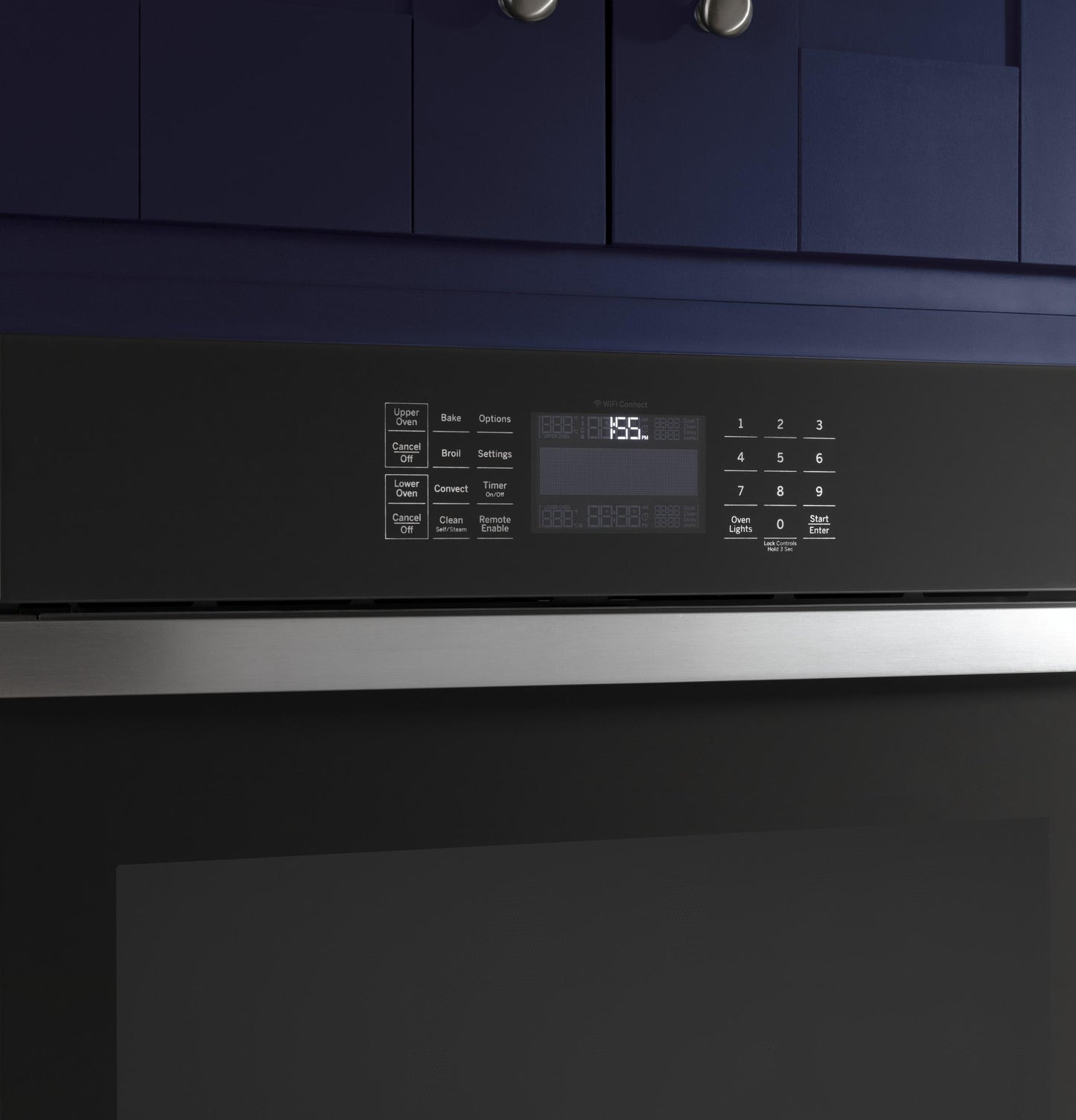 GE® 30" Smart Built-In Self-Clean Convection Double Wall Oven with Never Scrub Racks