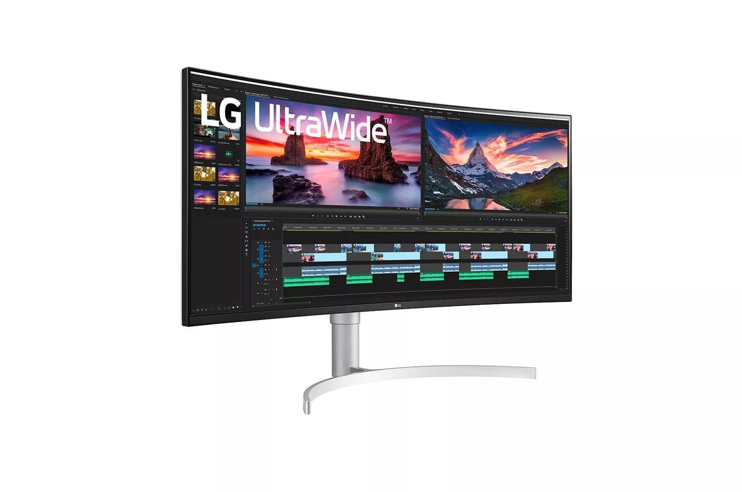38WN95CW LG 38WN95C-W 38 Inch UltraWide QHD+ IPS Curved Monitor with Thunderbolt™ 3 Connectivity