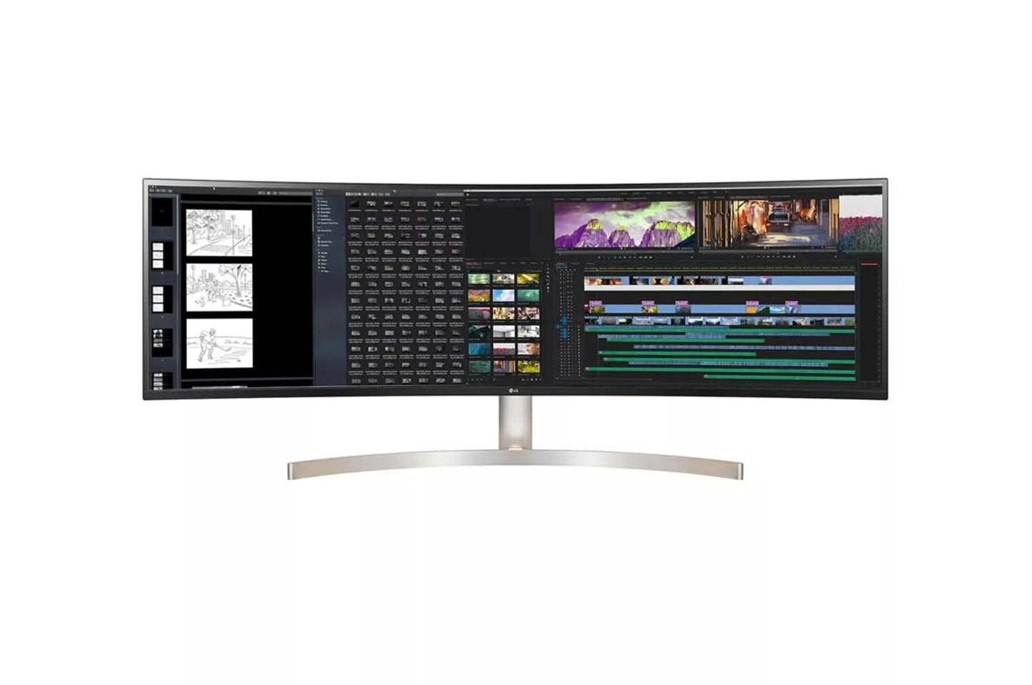49WL95CW LG 49WL95C-W 49 Inch 32:9 UltraWide Dual QHD IPS Curved LED Monitor with HDR 10
