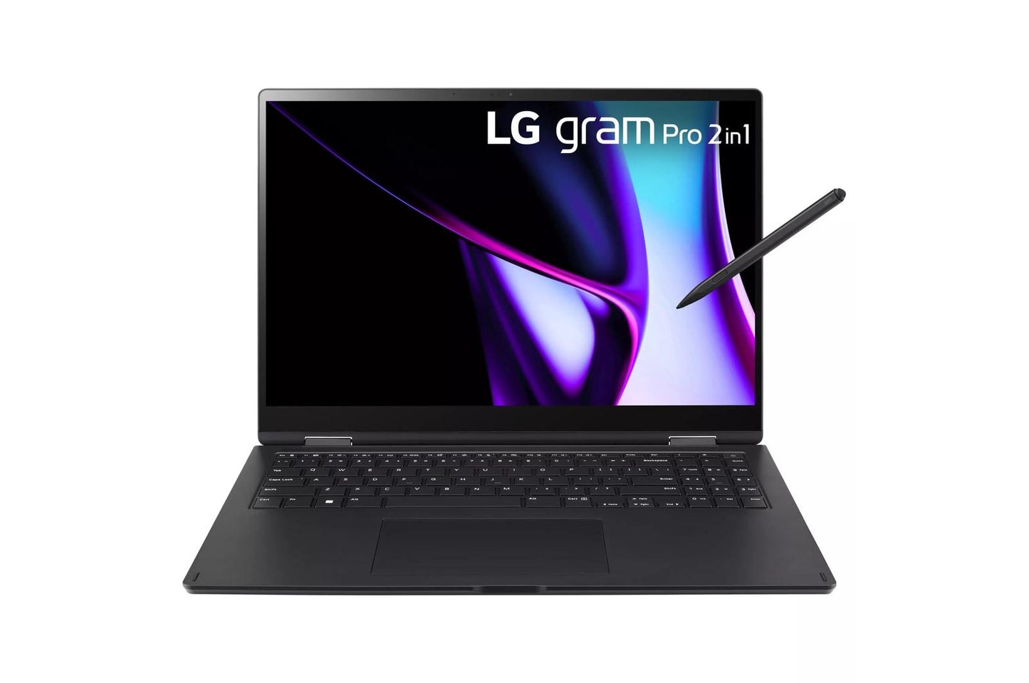 16T90SPKAAB6U1 LG gram Pro 16 Inch OLED 2-in-1 Thin and Lightweight Laptop, Intel® Evo™ Edition - AI-enabled Intel® Core™ Ultra 7 processor, Windows 11 Home, 16GB RAM, 1TB SSD, Black